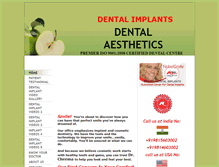 Tablet Screenshot of dental-implantsindia.com